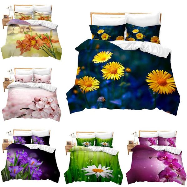 bedding set flower rose daisy sunflower duvet cover for adults bed cover 3d quilt bedclothes purple flowers home textiles 3pcs
bedding set flower rose daisy sunflower duvet cover for adults bed cover 3d quilt bedclothes purple flowers home textiles 3pcs