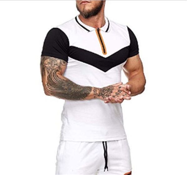 striped panelled designer men tshirts lapel neck casual natural color tshirts fashion short sleeve tshirts men clothes, White;black
striped panelled designer men tshirts lapel neck casual natural color tshirts fashion short sleeve tshirts men clothes, White;black