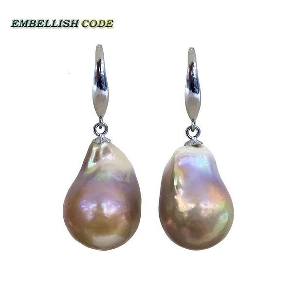special big size baroque pearl fire ball stely hook dangle earring purple gold color natural pearls 925 sterling silver for lady cj191203, Golden
special big size baroque pearl fire ball stely hook dangle earring purple gold color natural pearls 925 sterling silver for lady cj191203, Golden