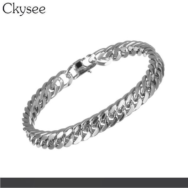 ckysee серебряный тон 316l нержавеющая сталь звено цепи braceletsbangle 19 20 21 22 мм для женщин мужчин ювелирные изделия подарок, Golden;silver
ckysee серебряный тон 316l нержавеющая сталь звено цепи braceletsbangle 19 20 21 22 мм для женщин мужчин ювелирные изделия подарок, Golden;silver