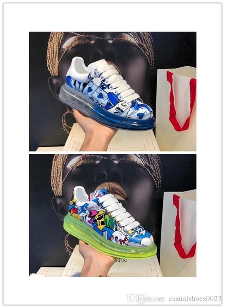 designer vacuum cushion white shoes graffiti platform sneaker rubber sole sneaker genuine leather plate-forme casual shoes 13, Black
designer vacuum cushion white shoes graffiti platform sneaker rubber sole sneaker genuine leather plate-forme casual shoes 13, Black