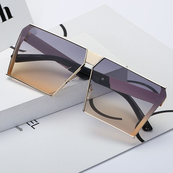 sunglasses women's fashion square oversized trend european and american street personality lady outdoor uv400, White;black
sunglasses women's fashion square oversized trend european and american street personality lady outdoor uv400, White;black