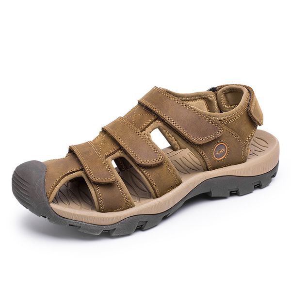 classic men genuine leather sandals summer shoes size 38-46 male breathable comfortable sandals, Black
classic men genuine leather sandals summer shoes size 38-46 male breathable comfortable sandals, Black