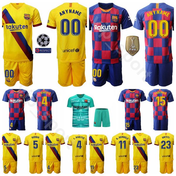 2019 2020 Soccer 17 Antoine Griezmann Jersey Set Men 11 Ousmane Dembele 4 Ivan Rakitic 15 Clement Lenglet Lionel Messi Football Shirt Kits
2019 2020 Soccer 17 Antoine Griezmann Jersey Set Men 11 Ousmane Dembele 4 Ivan Rakitic 15 Clement Lenglet Lionel Messi Football Shirt Kits