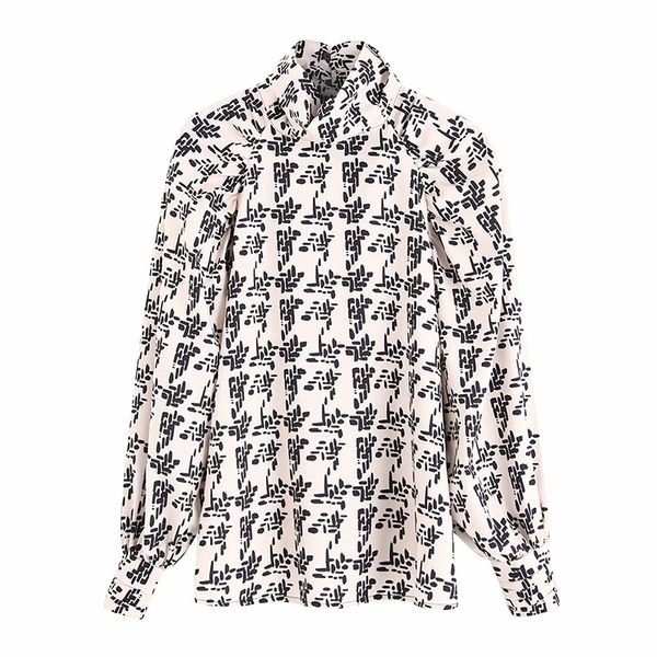vintage women turtleneck print puff shirt 2019 fashion ladies long sleeve casual loose design blouse chic elegant female shirts, White
vintage women turtleneck print puff shirt 2019 fashion ladies long sleeve casual loose design blouse chic elegant female shirts, White