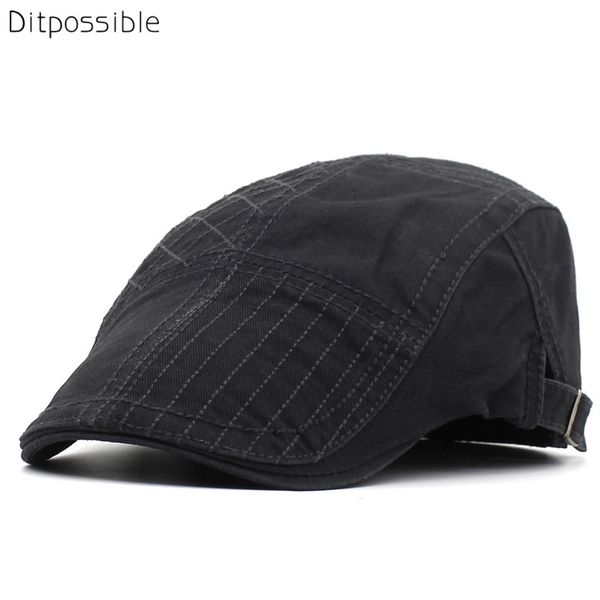ditpossible 2018 new embroidery plaid fashion hats for men cotton caps flat berets casquette hat, Blue;gray
ditpossible 2018 new embroidery plaid fashion hats for men cotton caps flat berets casquette hat, Blue;gray