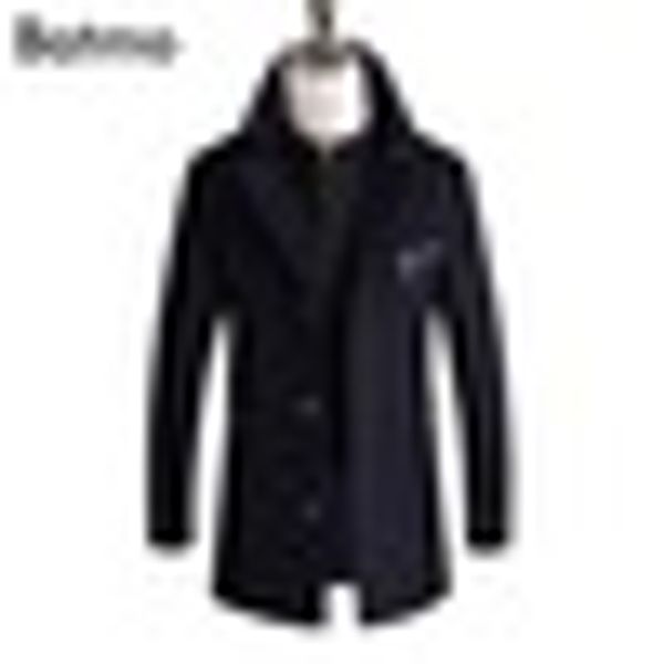 batmo 2018 new arrival winter thicked warm casual wool trench coat men,men's winter jackets ,men's parkas plus-size m-4xl, Black
batmo 2018 new arrival winter thicked warm casual wool trench coat men,men's winter jackets ,men's parkas plus-size m-4xl, Black