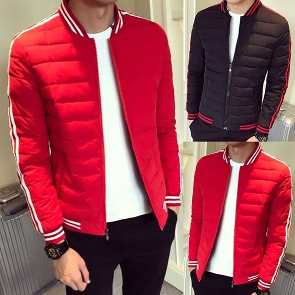 zogaa brand winter mens jackets thin casual parka men warm windbreaker men cotton stand collar white stripe coats puffer jackets, Black
zogaa brand winter mens jackets thin casual parka men warm windbreaker men cotton stand collar white stripe coats puffer jackets, Black