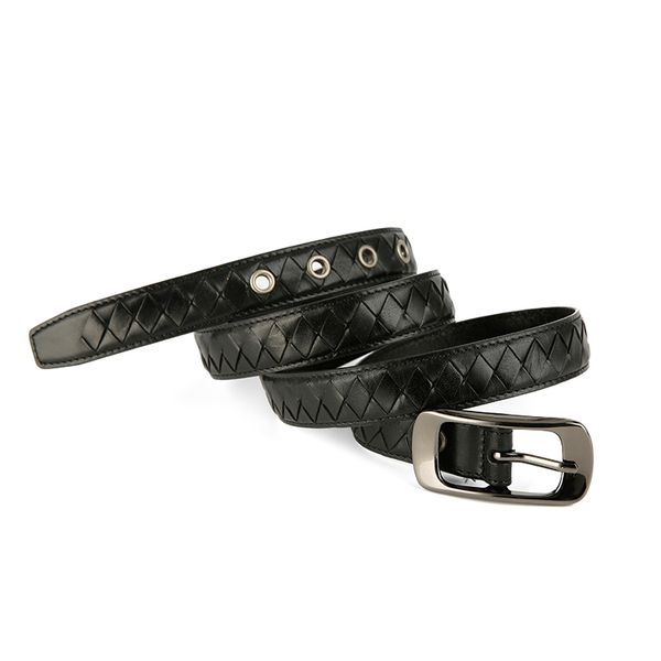 women genuine leather belt female silve buckle woven hand knitted quality luxury designer fashion brand belt for jeans, Black;brown
women genuine leather belt female silve buckle woven hand knitted quality luxury designer fashion brand belt for jeans, Black;brown