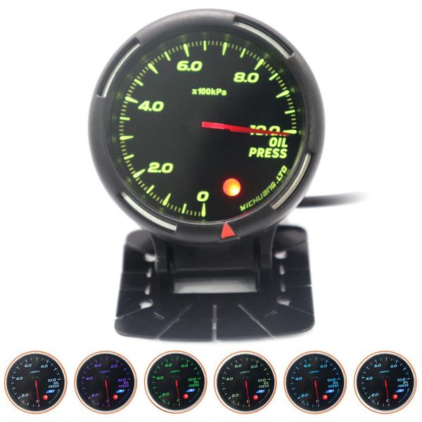 60mm 10bar pressure gauge 64 backlight with mechanical pressure sensor npt1/8" for 12v vehicles auto cars boats
60mm 10bar pressure gauge 64 backlight with mechanical pressure sensor npt1/8" for 12v vehicles auto cars boats