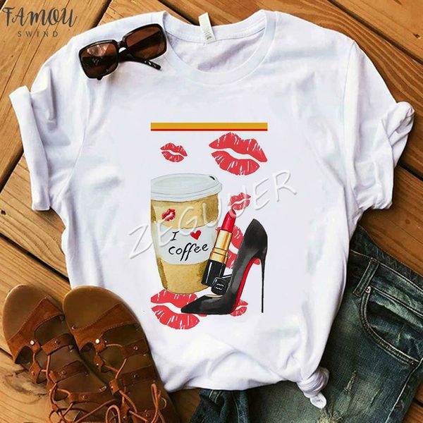 summer shirt lady vogue perfume i love coffee high heel kiss t shirt women cotton o neck casual t shirt friday, White
summer shirt lady vogue perfume i love coffee high heel kiss t shirt women cotton o neck casual t shirt friday, White