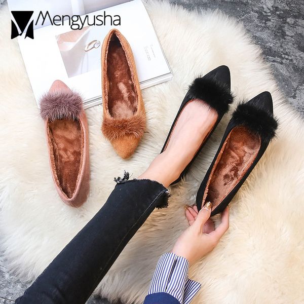 insole plush fur shoes women mink hair flats big size 43 ladies dress shoes winter warm pointy toe furry loafers fleeces ballet, Black
insole plush fur shoes women mink hair flats big size 43 ladies dress shoes winter warm pointy toe furry loafers fleeces ballet, Black