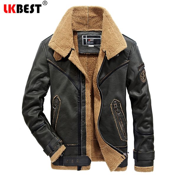 lknew retro leather jacket men faux fur coat men thick biker jacket pu winter windbreaker coats plus size outwear py39, Black
lknew retro leather jacket men faux fur coat men thick biker jacket pu winter windbreaker coats plus size outwear py39, Black
