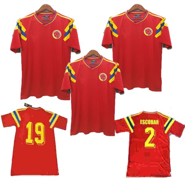 retro soccer jersey colombia 1990 #10 valderrama #9 guerrero away red classic commemorate antique collection vintage camisa de futebol, Black;yellow
retro soccer jersey colombia 1990 #10 valderrama #9 guerrero away red classic commemorate antique collection vintage camisa de futebol, Black;yellow