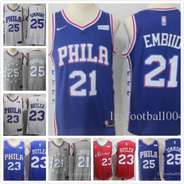 philadelphia 76ers 2019 men youth nba 3 allen iverson 21# joel embiid 25# ben simmons 23# jimmy butler basketball jersey, Black
philadelphia 76ers 2019 men youth nba 3 allen iverson 21# joel embiid 25# ben simmons 23# jimmy butler basketball jersey, Black