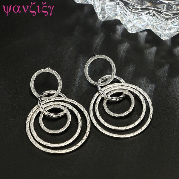 europe and the united states exaggerated personality retro bohemian ethnic wind multi-layer circle shape long earrings pendant, Silver
europe and the united states exaggerated personality retro bohemian ethnic wind multi-layer circle shape long earrings pendant, Silver