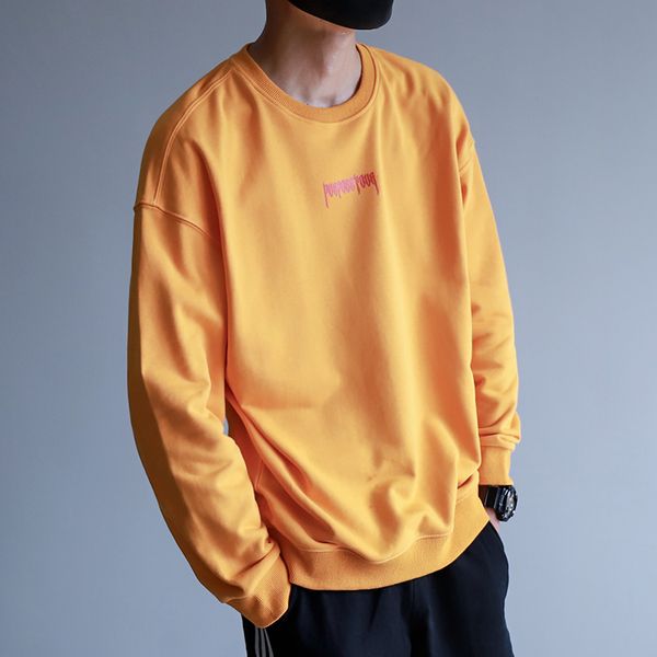 2019 spring and autumn new casual letter printing round neck long-sleeved hoodies loose temperament trend cotton harajuku, Black
2019 spring and autumn new casual letter printing round neck long-sleeved hoodies loose temperament trend cotton harajuku, Black