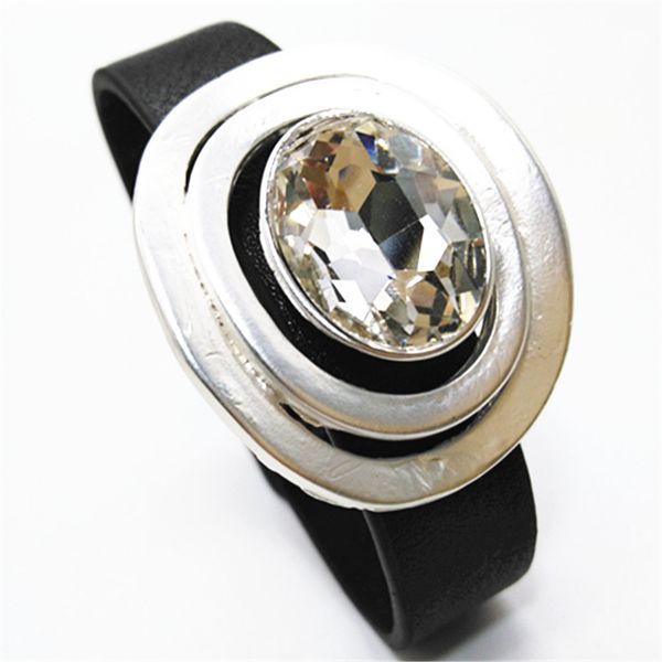 big crystal geometric statement shinning fashion neon girl black leather bracelets women cuff bangle female party jewelry gift, White
big crystal geometric statement shinning fashion neon girl black leather bracelets women cuff bangle female party jewelry gift, White