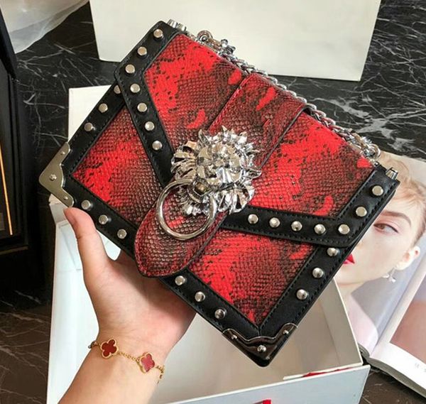 Классический Роскошный Дизайн Женская Сумка Сумка Почтальона Сумочки Змея Pattern Л
Классический Роскошный Дизайн Женская Сумка Сумка Почтальона Сумочки Змея Pattern Л