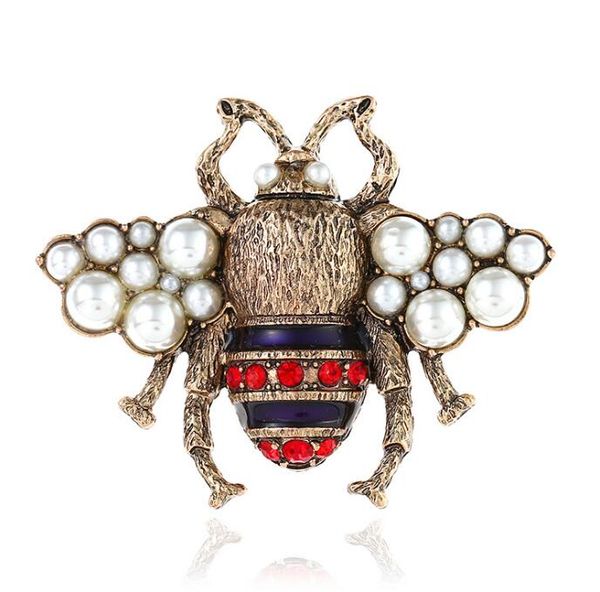 designer brooches pins zinc alloy crystal pearl fashion women retro insect bee brooch pins antique gold jewelry wholesale, Gray
designer brooches pins zinc alloy crystal pearl fashion women retro insect bee brooch pins antique gold jewelry wholesale, Gray