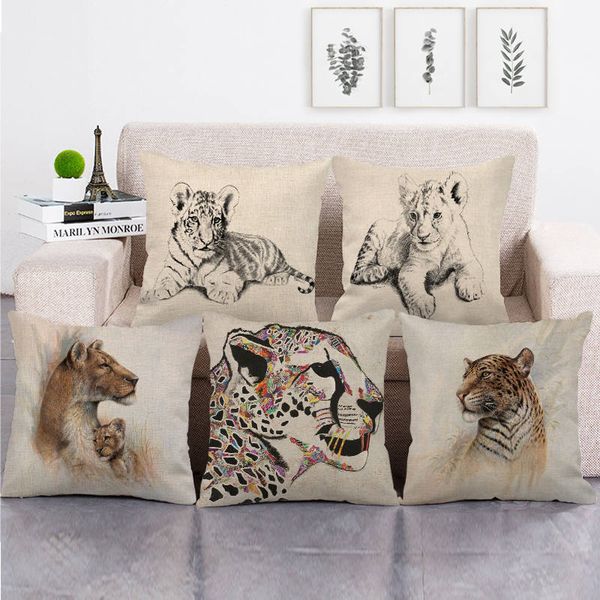 45cm*45cm lions and leopards design linen/cotton throw pillow covers couch cushion cover home decor pillow
45cm*45cm lions and leopards design linen/cotton throw pillow covers couch cushion cover home decor pillow