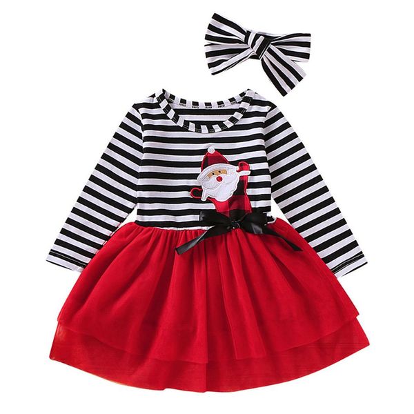 toddler baby girls christmas santa striped print tulle dress+headband outfits, Red;yellow
toddler baby girls christmas santa striped print tulle dress+headband outfits, Red;yellow