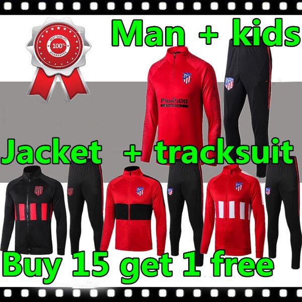 2019 2020 atletico soccer jacket training suit griezmann ftorres koke 19 20 madrid maillot de football jacket long zipper tracksuit, Black
2019 2020 atletico soccer jacket training suit griezmann ftorres koke 19 20 madrid maillot de football jacket long zipper tracksuit, Black