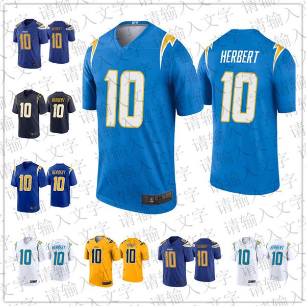 custom men's women youth los angeles chargers 10 justin herbert 100th season blue white gold vapor limited rush football jersey, Black
custom men's women youth los angeles chargers 10 justin herbert 100th season blue white gold vapor limited rush football jersey, Black