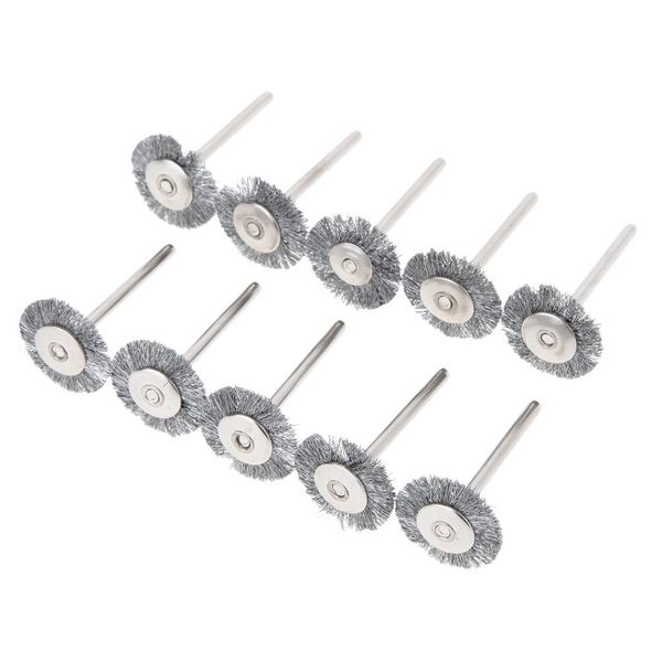 10pcs 22mm platinum blade stainless steel wire wheel brush dremel rotary tool for mini drill dremel polishing accessories
10pcs 22mm platinum blade stainless steel wire wheel brush dremel rotary tool for mini drill dremel polishing accessories