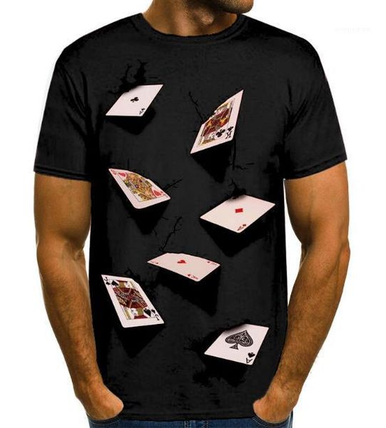 mens tshirts summer fashion stylish casual short sleeved tees mens summer clothes 3d poker designer, White;black
mens tshirts summer fashion stylish casual short sleeved tees mens summer clothes 3d poker designer, White;black
