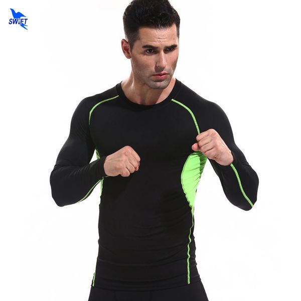 mesh patchwork compression running shirt men fitness quick dry breathable long sleeve sport rashgard gym stretch clothing, Black;blue
mesh patchwork compression running shirt men fitness quick dry breathable long sleeve sport rashgard gym stretch clothing, Black;blue
