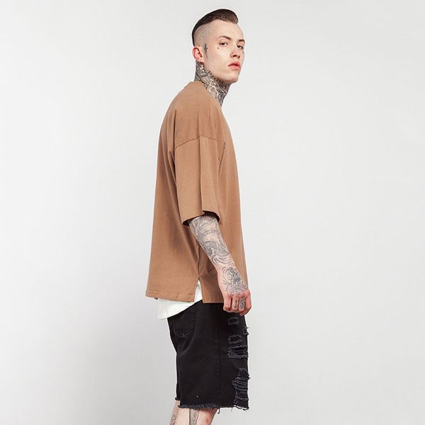 e-baihui summer t-shirt new style casual solid elbow length crew neck cotton oversized fashion hip hop t-shirts 0057s17, White;black
e-baihui summer t-shirt new style casual solid elbow length crew neck cotton oversized fashion hip hop t-shirts 0057s17, White;black