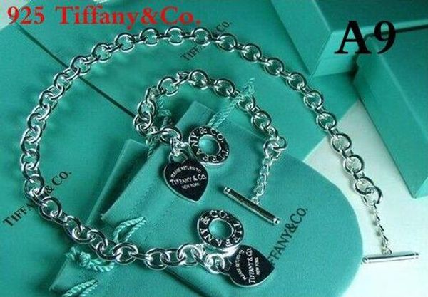 sale 2018 New Designer Brand New Fashion tiffan925 Silver Jewelry TS01 Set Necklaces and Bracelets Gift with box Free shipping
sale 2018 New Designer Brand New Fashion tiffan925 Silver Jewelry TS01 Set Necklaces and Bracelets Gift with box Free shipping