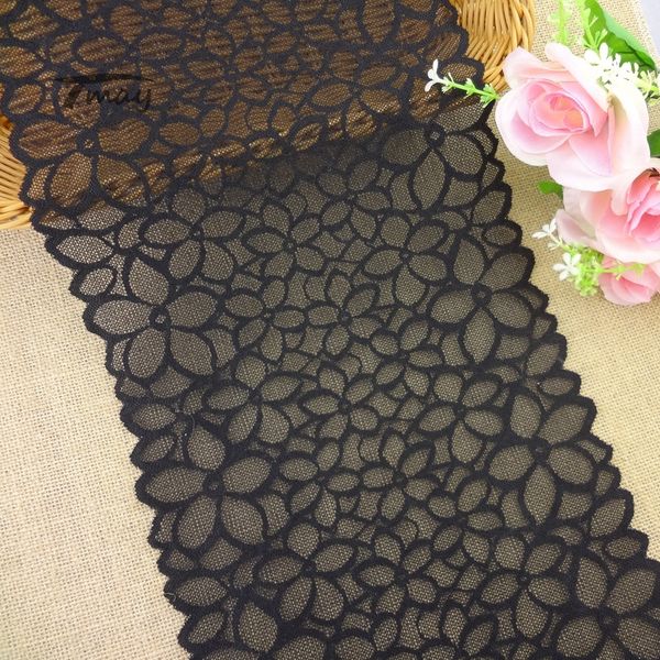 #1528 latest black lace 22.5cm(8 7/8") wide stretch elastic lace edge trim sewing supplies handmade garments accessories on sale, Pink;blue
#1528 latest black lace 22.5cm(8 7/8") wide stretch elastic lace edge trim sewing supplies handmade garments accessories on sale, Pink;blue