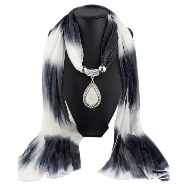 woman lady korean style water drops pendant scarf gradient color scarf, Blue;gray
woman lady korean style water drops pendant scarf gradient color scarf, Blue;gray