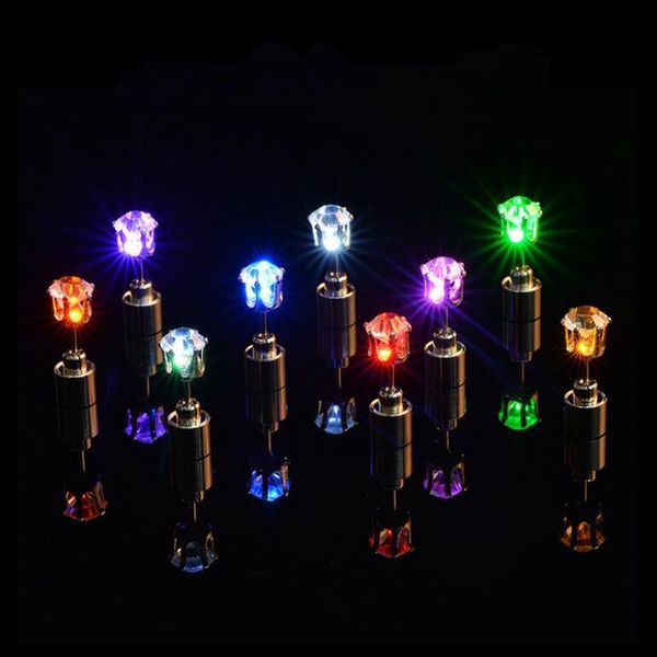 led flash diamond earrings for holloween party fashion light earring stud glowing in dark peasonality girls earrings
led flash diamond earrings for holloween party fashion light earring stud glowing in dark peasonality girls earrings