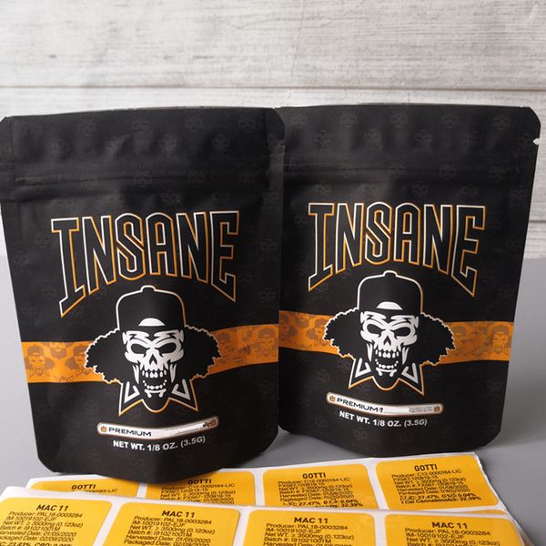 insane bag 3.5g smell proof bags vape packaging for dry herb vaporizer mylar zipper bag dhl free
insane bag 3.5g smell proof bags vape packaging for dry herb vaporizer mylar zipper bag dhl free