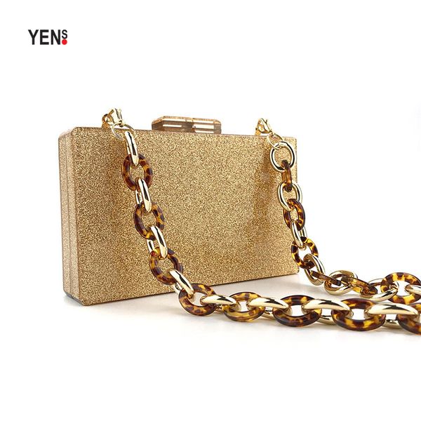 new women's messenger bag shimmer glitter acrylic clutch bags magnetic buckle lady luxury evening party bag gold handbag women shoulder
new women's messenger bag shimmer glitter acrylic clutch bags magnetic buckle lady luxury evening party bag gold handbag women shoulder
