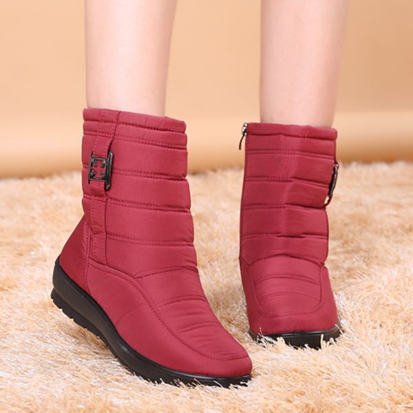 snow boots winter warm non-slip waterproof women boots mother shoes casual cotton winter ankle, Black
snow boots winter warm non-slip waterproof women boots mother shoes casual cotton winter ankle, Black