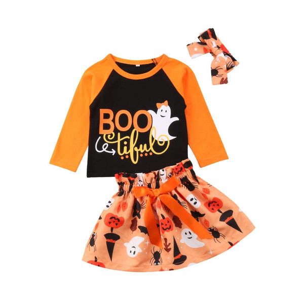 0-5y newborn toddler baby girl halloween holiday sets long sleeve letter cartoon print sweatshirt +skirts+headband, White
0-5y newborn toddler baby girl halloween holiday sets long sleeve letter cartoon print sweatshirt +skirts+headband, White