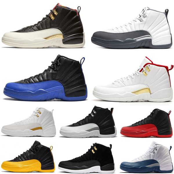 12s playoff reverse taxi men's basketball shoes 12 royal fiba tiger snake men women sports sneakers size 7 - 13 with box, Black
12s playoff reverse taxi men's basketball shoes 12 royal fiba tiger snake men women sports sneakers size 7 - 13 with box, Black