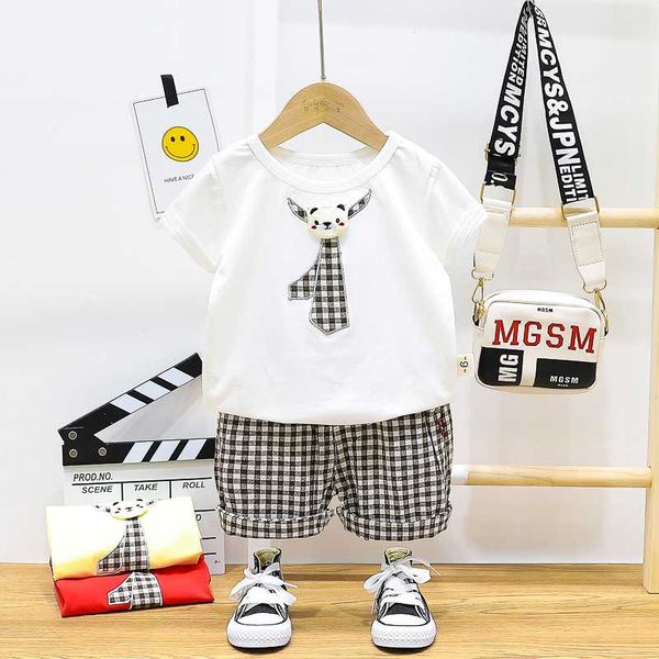 summer baby boys clothing sets toddler infant clothing short sleeve bear t shirt shorts children kids casual clothes, White
summer baby boys clothing sets toddler infant clothing short sleeve bear t shirt shorts children kids casual clothes, White