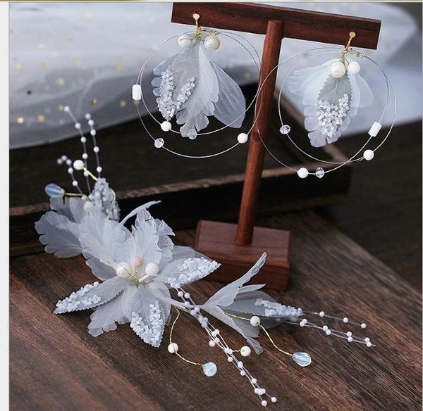 bride's headdress super immortal beauty flower edge trim hair trim simple sen wedding dress white garment accessories head flower, Slivery;golden
bride's headdress super immortal beauty flower edge trim hair trim simple sen wedding dress white garment accessories head flower, Slivery;golden