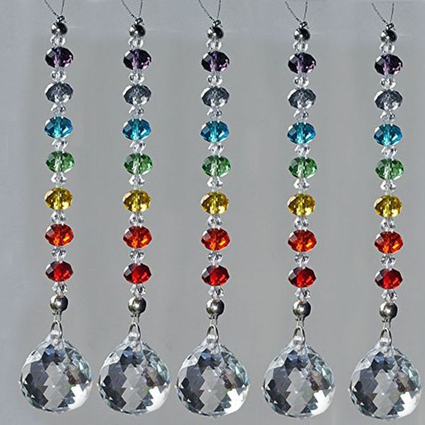 10pcs 20mm 30mm 40mm crystal suncatcher ball prism chakra colors rondelle beads strand design rainbow sun catcher chrismas decoration
10pcs 20mm 30mm 40mm crystal suncatcher ball prism chakra colors rondelle beads strand design rainbow sun catcher chrismas decoration