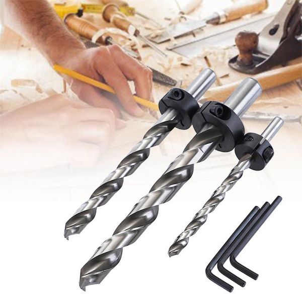 3pcs power tools electric woodworking screw oblique hole high speed steel hex shank drill bit set professional guide with wrench
3pcs power tools electric woodworking screw oblique hole high speed steel hex shank drill bit set professional guide with wrench