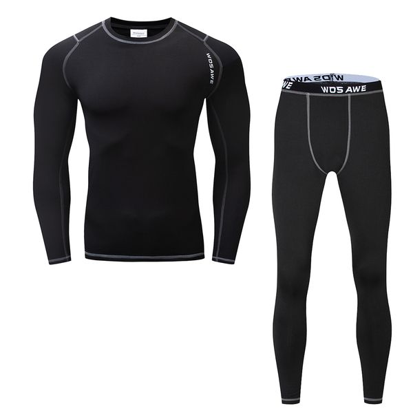 wosawe winter cycling underwear set thermal warmth long johns compression base layer sport bicycle bike shirt pants, Black
wosawe winter cycling underwear set thermal warmth long johns compression base layer sport bicycle bike shirt pants, Black