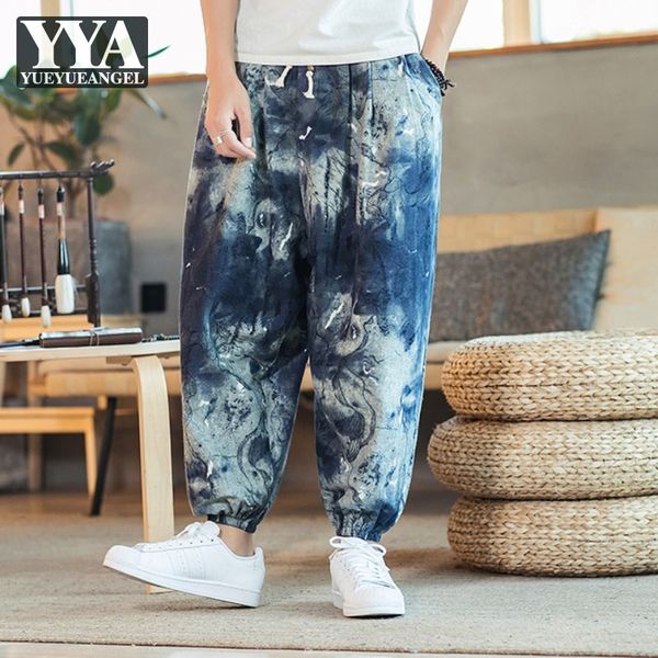 vintage loose floral printed mens harem pants cotton linen drawstring harajuku plus size 5xl personality casual men sweatpants, Black
vintage loose floral printed mens harem pants cotton linen drawstring harajuku plus size 5xl personality casual men sweatpants, Black
