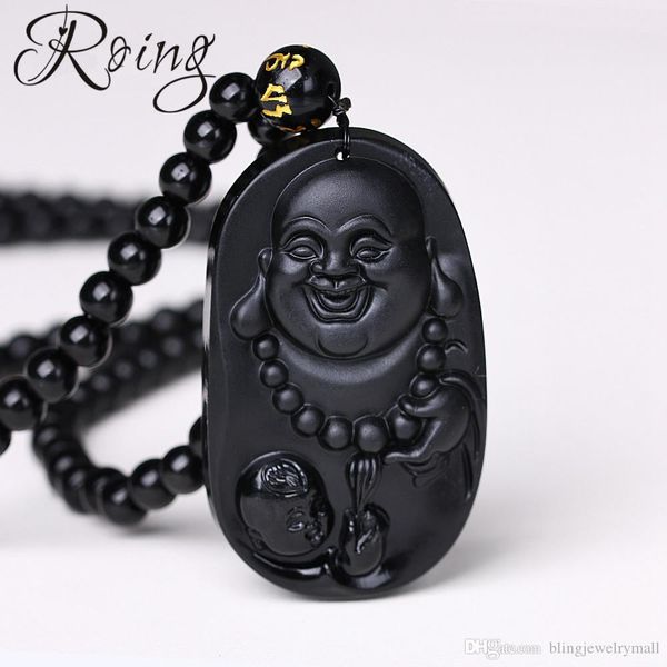 roing obsidian maitreya natural stone pendant bead chain necklace crystal lucky men women blessing amulet gift jewelry f010, Silver
roing obsidian maitreya natural stone pendant bead chain necklace crystal lucky men women blessing amulet gift jewelry f010, Silver