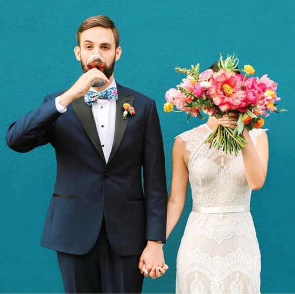 dark blue groom tuxedos 2019 one button black peaked lapel business man suits wedding suit three pieces men suits (jacket+pants+bow), Black;gray
dark blue groom tuxedos 2019 one button black peaked lapel business man suits wedding suit three pieces men suits (jacket+pants+bow), Black;gray