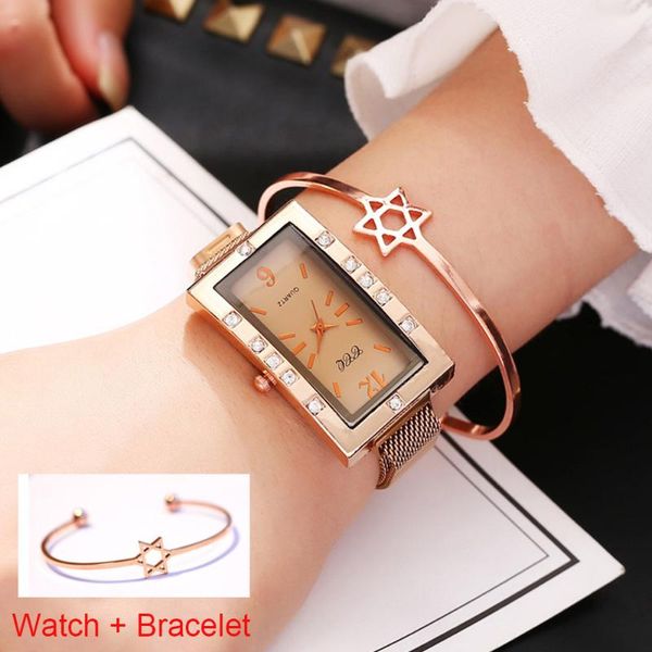 montre femme 2019 rectangle watches for women magnetic mesh steel waterproof bracelet clock women luxury ladies dress wristwatch, Slivery;brown
montre femme 2019 rectangle watches for women magnetic mesh steel waterproof bracelet clock women luxury ladies dress wristwatch, Slivery;brown